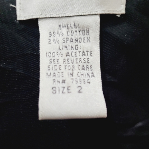 Womans Chicos size 2 MEDIUM beautiful jacket fully lined cotton blend sh… - Picture 5 of 13